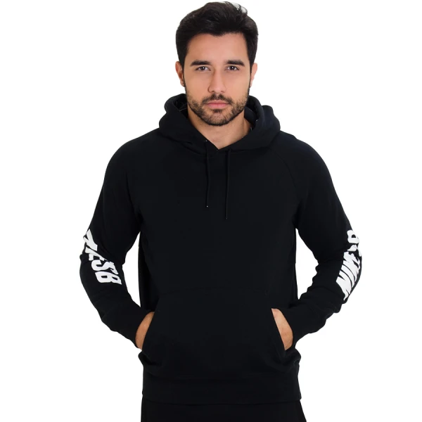 BLUSÃO NIKE SB ICON YARN DYE PULLOVER MASCULINO - Preto/branco