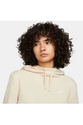 BLUSÃO NIKE SPORTSWEAR CLUB FLEECE FEMININO - Bege