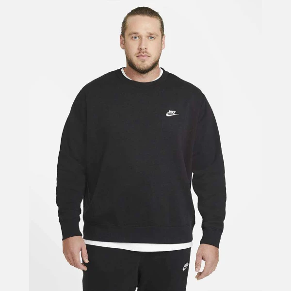BLUSÃO NIKE SPORTSWEAR CLUB FLEECE MASCULINO - Preto