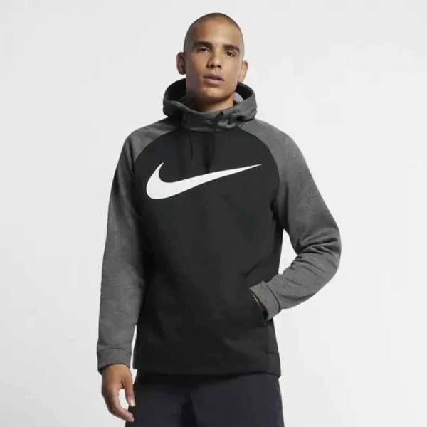 BLUSÃO NIKE THERMA SWOOSH MASCULINO - Preto/grafite