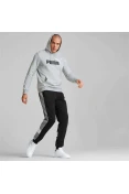 BLUSÃO PUMA ESS+ 2 COL BIG LOGO HOODIE MASCULINO - Cinza
