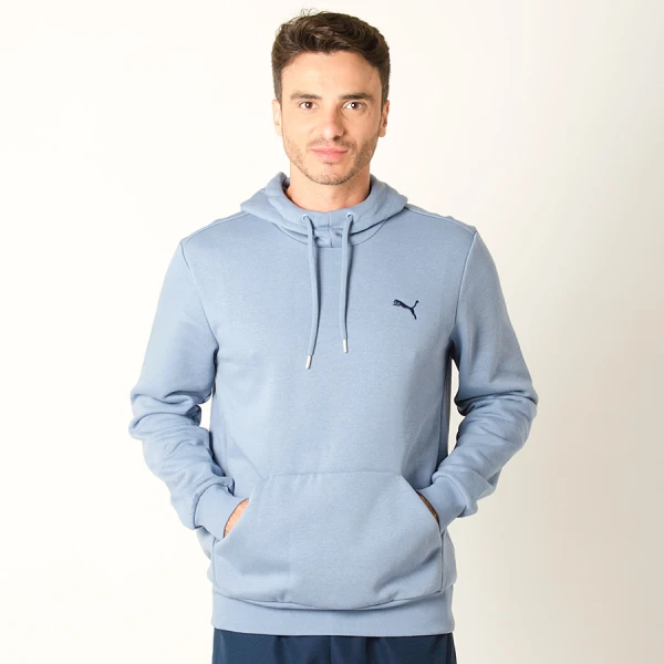 BLUSÃO PUMA ESS HOODY MASCULINO - Azul