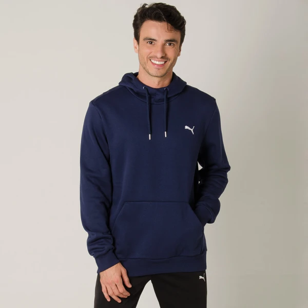 BLUSÃO PUMA ESS HOODY MASCULINO - Marinho