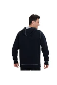 BLUSÃO UNDER ARMOUR STORM COTTON PULLOVER MASCULINO - Preto/branco BLUSÃO UNDER ARMOUR STORM COTTON PULLOVER MASCULINO - Preto/branco