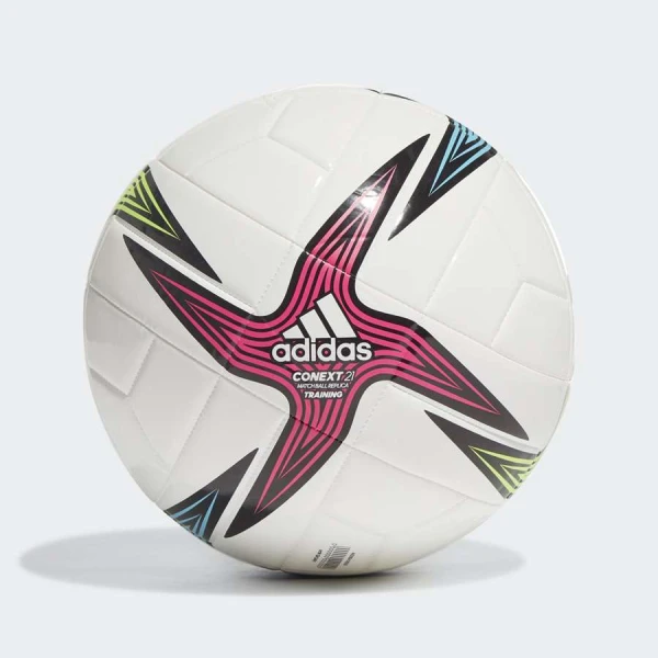 BOLA ADIDAS FUTEBOL CONEXT 21 TREINO - Branco/preto