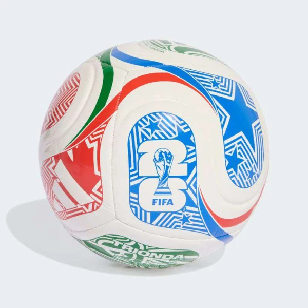 Bola de Futebol Copa do Mundo Fifa 2026 Trionda Club Branca Tamanho 5 Adidas - Branco/azul