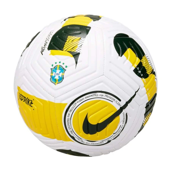 BOLA NIKE BRASIL STRIKE CAMPO - Branco/amarelo