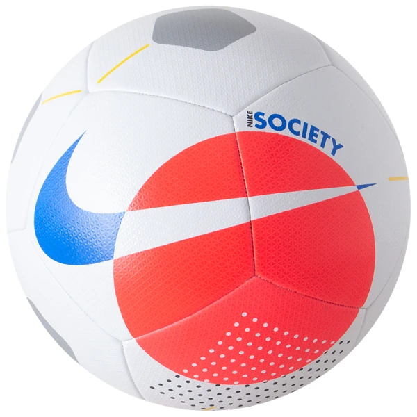 BOLA NIKE SOCIETY HO19 - Branco/laranja