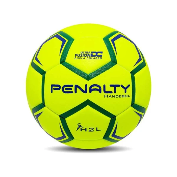 BOLA PENALTY HANDEBOL H2L ULTRA FUSION X - Amarelo/verde