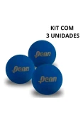 BOLA PENN FRESCOBOL EMBALAGEM C/3 UNIDADES - Azul BOLA PENN FRESCOBOL EMBALAGEM C/3 UNIDADES - Azul