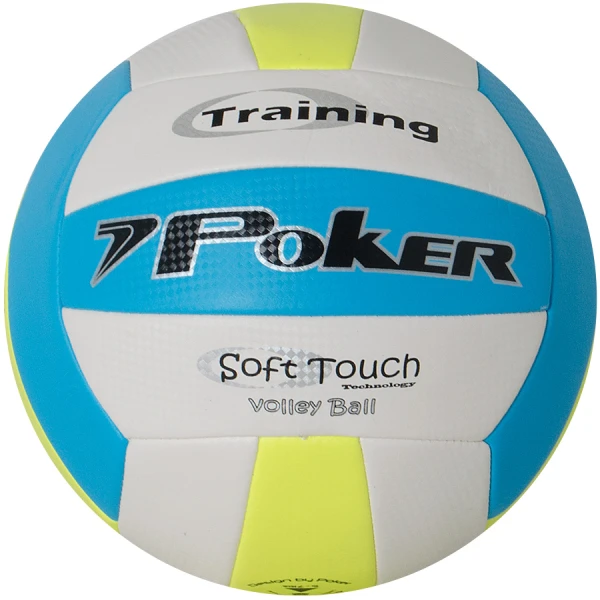 BOLA POKER VOLLEY BALL TRAINING SORT - Azul/amarelo