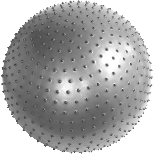 BOLA VOLLO DE GINÁSTICA MASSAGE GYM BALL - Grafite