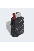 BOLSA ADIDAS BOS ORGANIZER LOGO UNISSEX - Preto/branco BOLSA ADIDAS BOS ORGANIZER LOGO UNISSEX - Preto/branco