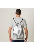 BOLSA ADIDAS GYMBAG ALEMANHA SAQUINHO - Preto/branco