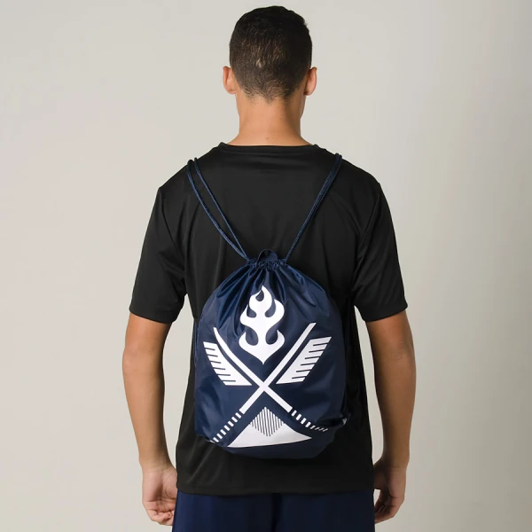 BOLSA ADIDAS SAQUINHO GINÁSTICA JAPÃO - Marinho/branco