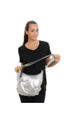 BOLSA NIKE METALLIC LUNA - Prata BOLSA NIKE METALLIC LUNA - Prata