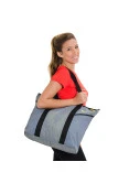BOLSA NIKE NSW WOMENS BLUE LABEL TOTE - Cinza/verde
