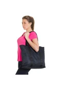 BOLSA NIKE NSW WOMENS BLUE LABEL TOTE - Preto/branco BOLSA NIKE NSW WOMENS BLUE LABEL TOTE - Preto/branco
