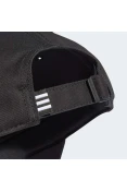 BONÉ ADIDAS 3 LISTRAS PROTECAO UV - Preto/branco BONÉ ADIDAS 3 LISTRAS PROTECAO UV - Preto/branco