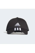 BONÉ ADIDAS 3 LISTRAS PROTECAO UV - Preto/branco BONÉ ADIDAS 3 LISTRAS PROTECAO UV - Preto/branco