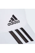 BONÉ ADIDAS BASEBALL 3 LISTRAS - Branco/preto BONÉ ADIDAS BASEBALL 3 LISTRAS - Branco/preto