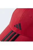 BONE ADIDAS BASEBALL TRES LISTRAS NEW LOGO - Vermelho/preto BONE ADIDAS BASEBALL TRES LISTRAS NEW LOGO - Vermelho/preto