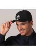 BONÉ ADIDAS C40 3S CLIMALITE - Preto/branco BONÉ ADIDAS C40 3S CLIMALITE - Preto/branco