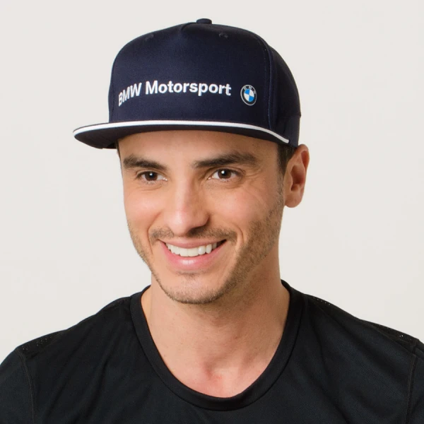 BONÉ PUMA BMW MTS FLATBRIM - Marinho