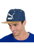 BONÉ PUMA SUEDE CAP - Marinho/marrom BONÉ PUMA SUEDE CAP - Marinho/marrom