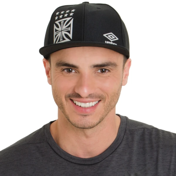 BONÉ UMBRO VASCO VIAGEM 2016 - Preto/cinza