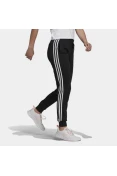 CALÇA ADIDAS 3 STRIPES COM PUNHO FEMININO - Preto/branco CALÇA ADIDAS 3 STRIPES COM PUNHO FEMININO - Preto/branco