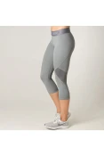 CALÇA ADIDAS ALPHASKIN SPORT HEATHER 3/4 FEMININA - Grafite