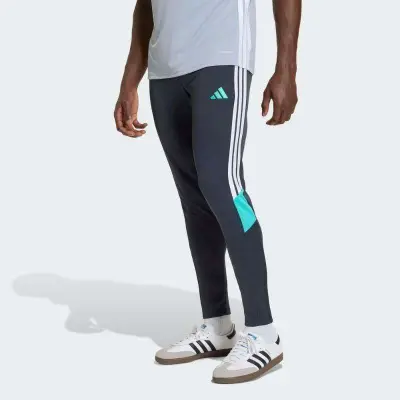 CALÇA ADIDAS DE TREINO TIRO 26 ESSENTIALS - Chumbo/branco