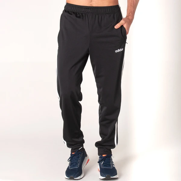 CALÇA ADIDAS ESSENTIALS 3S TAPERED PANT TRIC MASCULINA - Preto/branco