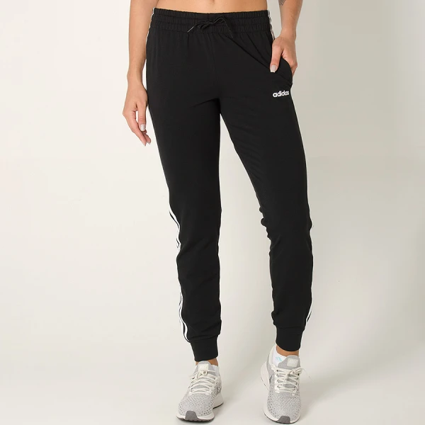 CALÇA ADIDAS ESSENTILAS 3S FEMININA - Preto/branco