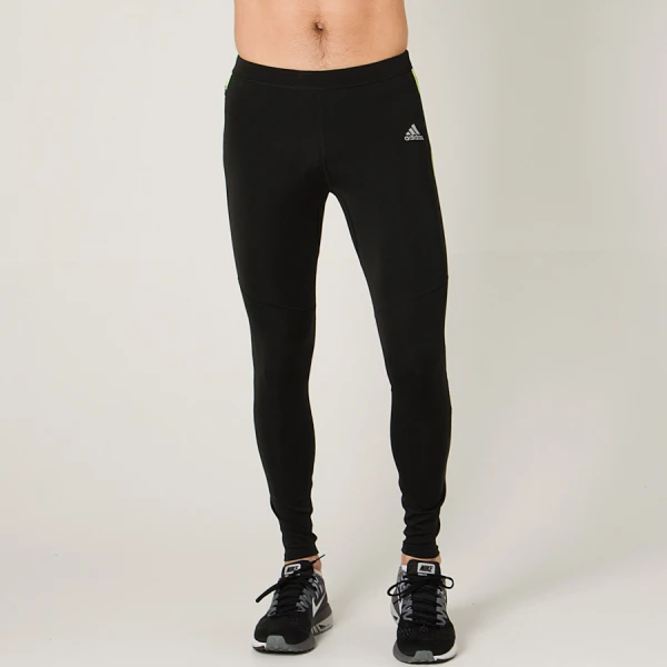 CALÇA ADIDAS LEGGING RESPONSE MASCULINA - Preto/amarelo