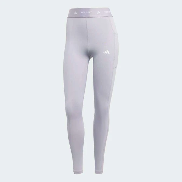 CALCA ADIDAS LEGGING TECHFIT FEMININA - Cinza