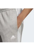 CALÇA ADIDAS MOLETINHO ESSENTIALS 3-STRIPES FEMININA - Cinza/branco CALÇA ADIDAS MOLETINHO ESSENTIALS 3-STRIPES FEMININA - Cinza/branco