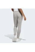 CALÇA ADIDAS MOLETINHO ESSENTIALS 3-STRIPES FEMININA - Cinza/branco CALÇA ADIDAS MOLETINHO ESSENTIALS 3-STRIPES FEMININA - Cinza/branco