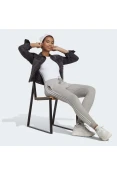 CALÇA ADIDAS MOLETINHO ESSENTIALS 3-STRIPES FEMININA - Cinza/branco CALÇA ADIDAS MOLETINHO ESSENTIALS 3-STRIPES FEMININA - Cinza/branco
