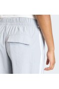 CALÇA ADIDAS PARACHUTE ESSENTIALS 3S FEMININO - Cinza/branco CALÇA ADIDAS PARACHUTE ESSENTIALS 3S FEMININO - Cinza/branco