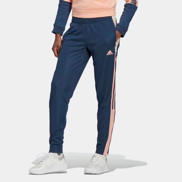 CALÇA ADIDAS TIRO FEMININA - Marinho/rosa