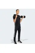 CALÇA ADIDAS WORKOUT ESSENTIALS ALL SET 3 STRIPES - Preto/branco CALÇA ADIDAS WORKOUT ESSENTIALS ALL SET 3 STRIPES - Preto/branco