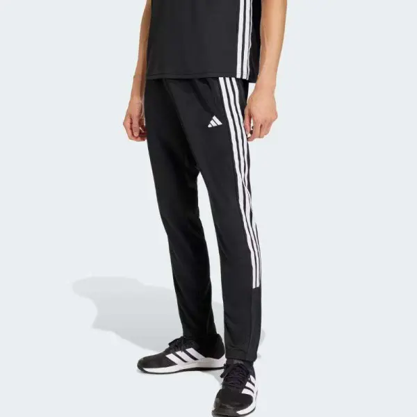 CALÇA ADIDAS WORKOUT ESSENTIALS ALL SET 3 STRIPES - Preto/branco