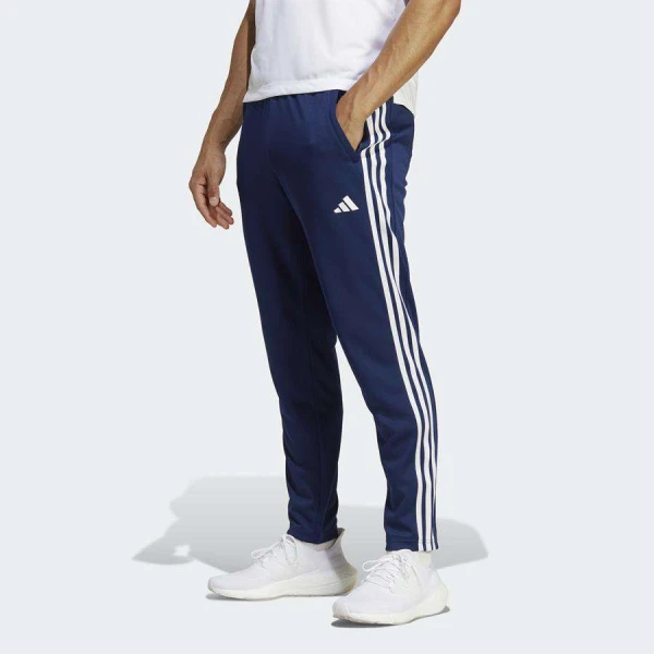 CALÇA ADIDASTREINO TRAIN ESSENTIALS 3-STRIPES MASCULINA - Azul/branco
