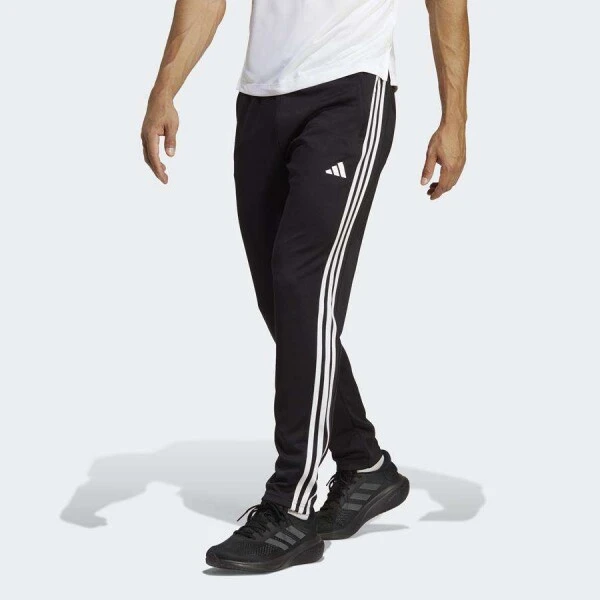 CALÇA ADIDASTREINO TRAIN ESSENTIALS 3-STRIPES MASCULINA - Preto/branco