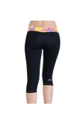 CALÇA ASICS AYAMI TIGHT CORSÁRIO FEMININA - Amarelo/roxo CALÇA ASICS AYAMI TIGHT CORSÁRIO FEMININA - Amarelo/roxo