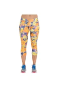 CALÇA ASICS AYAMI TIGHT LEGGING FEMININA - Amarelo/roxo