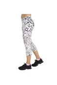 CALÇA CORSÁRIO CCT GRÁFICA ADIDAS FEMININA - Branco/preto CALÇA CORSÁRIO CCT GRÁFICA ADIDAS FEMININA - Branco/preto