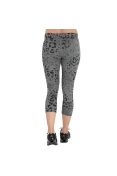 CALÇA CORSÁRIO CCT GRÁFICA ADIDAS FEMININA - Grafite/preto CALÇA CORSÁRIO CCT GRÁFICA ADIDAS FEMININA - Grafite/preto